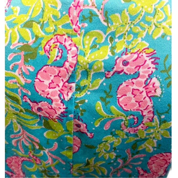 Vintage Bamboo Traders Womens Blazer Jacket Turquoise Pink Tropical Size Small/M - Picture 4 of 7